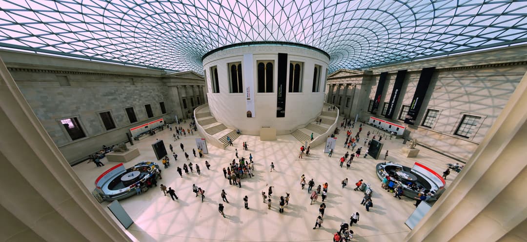 The British Museum exhibits